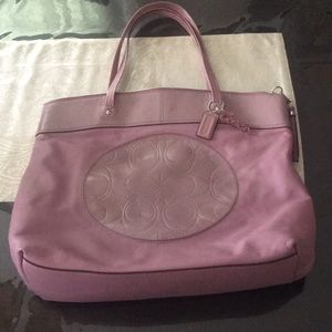 Purple Coach Bag